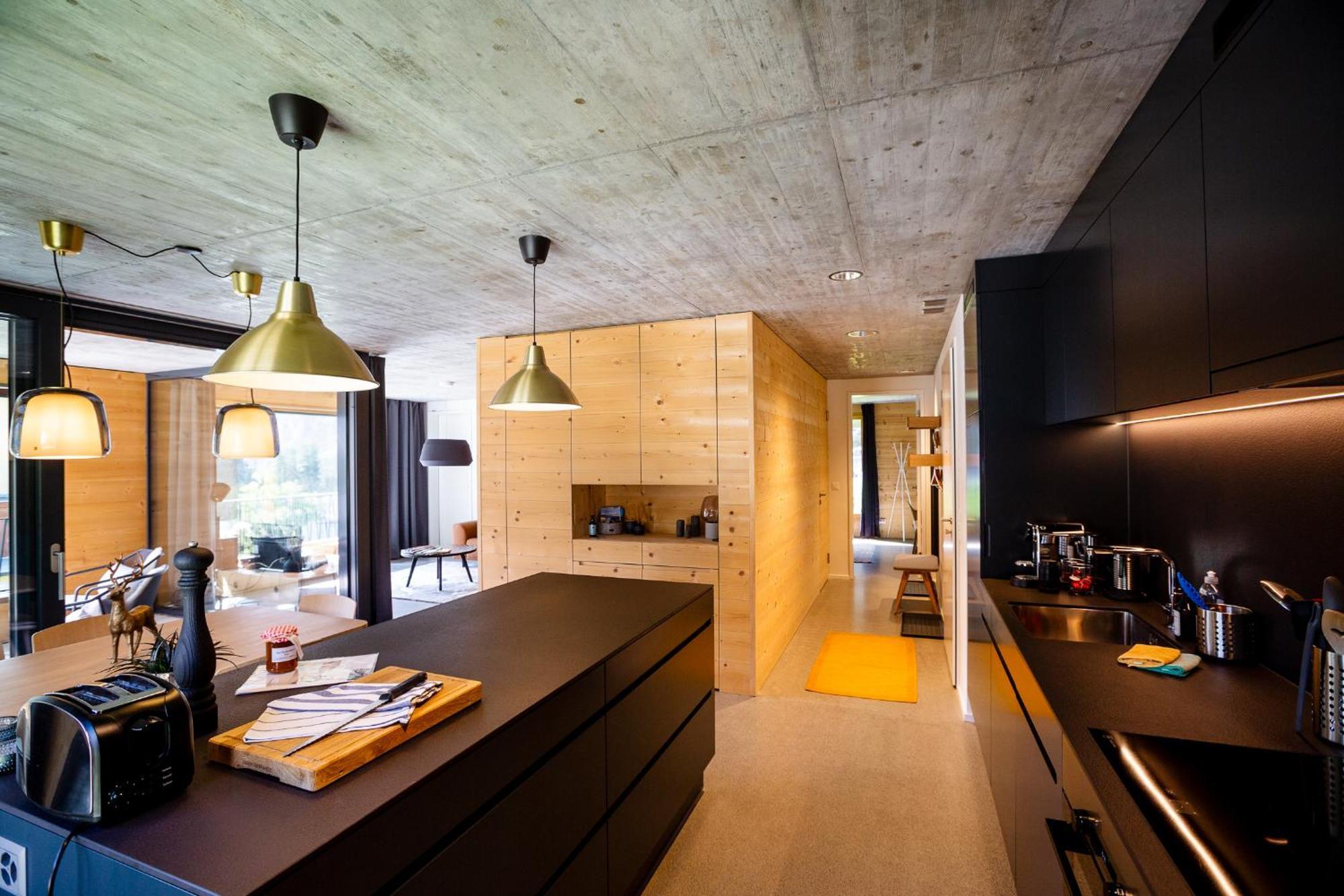 Haus Burgermeister Wohnung Aelplihorn Arosa Bagian luar foto